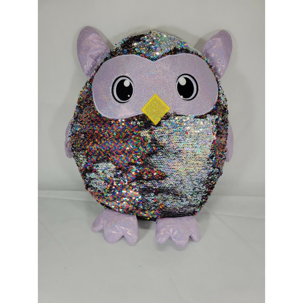 Shimmeez Leo Owl By Beverly Hills Teddy Bear Company 14" pillow plush EUC